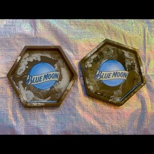 Blue Moon coasters